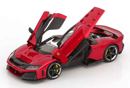 Bburago Signature Series 2024 Ferrari F80 Red Metallic (Rosso Supercar) w/ Silver & Black Wheels 1:18 STM Diecast Default Title Default Title-