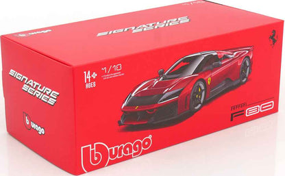 Bburago Signature Series 2024 Ferrari F80 Red Metallic (Rosso Supercar) w/ Silver & Black Wheels 1:18 STM Diecast Default Title Default Title-