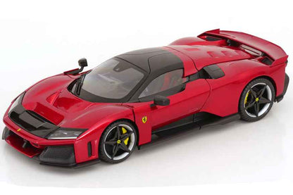 Bburago Signature Series 2024 Ferrari F80 Red Metallic (Rosso Supercar) w/ Silver & Black Wheels 1:18 STM Diecast Default Title Default Title-