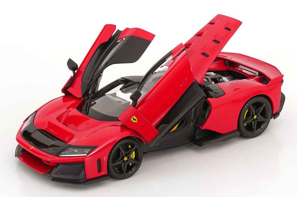 Bburago Signature Series 2024 Ferrari F80 Red (Rossa Corsa) w/ Black Wheels 1:18 STM Diecast Default Title Default Title-