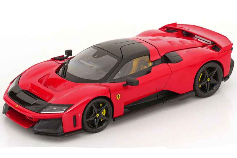 Bburago Signature Series 2024 Ferrari F80 Red (Rossa Corsa) w/ Black Wheels 1:18 STM Diecast Default Title Default Title-