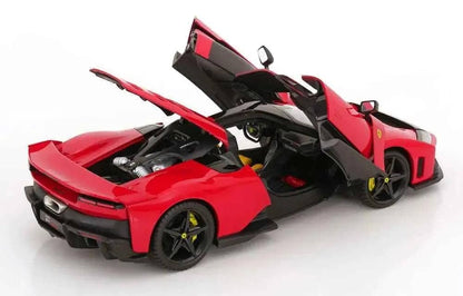Bburago Signature Series 2024 Ferrari F80 Red (Rosso Corsa) w/ Black Wheels 1:18 STM Diecast Default Title Default Title-