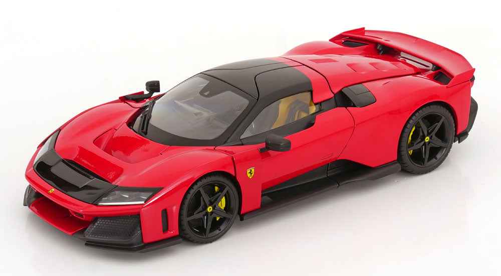 Bburago Signature Series 2024 Ferrari F80 Red (Rosso Corsa) w/ Black Wheels 1:18 STM Diecast Default Title Default Title-