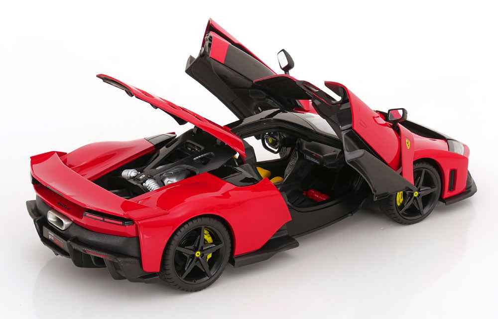 Bburago Signature Series 2024 Ferrari F80 Red (Rosso Corsa) w/ Black Wheels 1:18 STM Diecast Default Title Default Title-