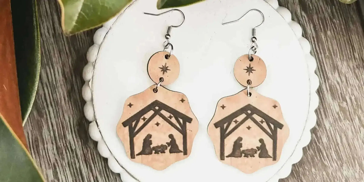 Beautiful Christmas Nativity Earrings Cartsfy Inc.