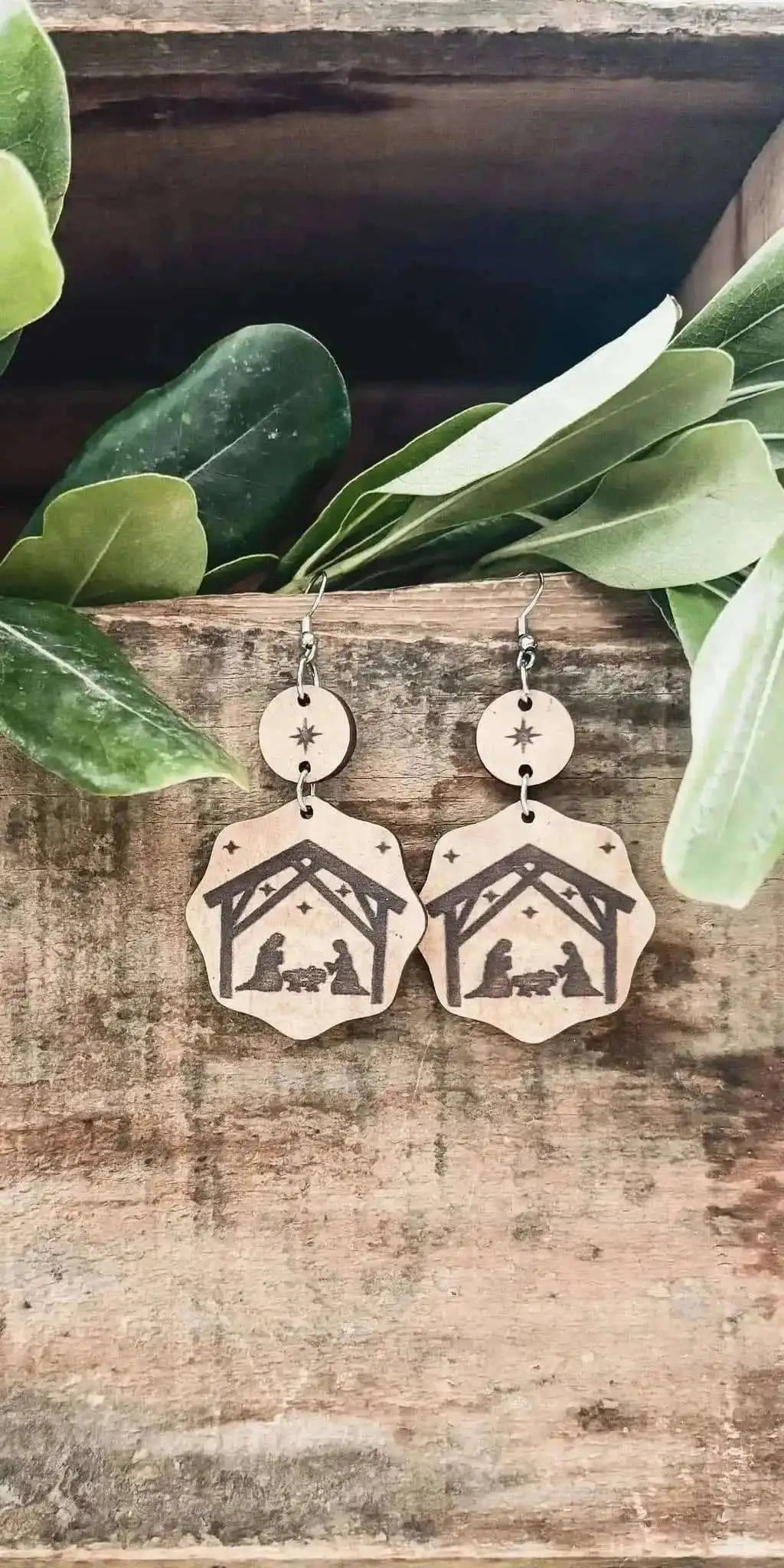 Beautiful Christmas Nativity Earrings Cartsfy Inc.