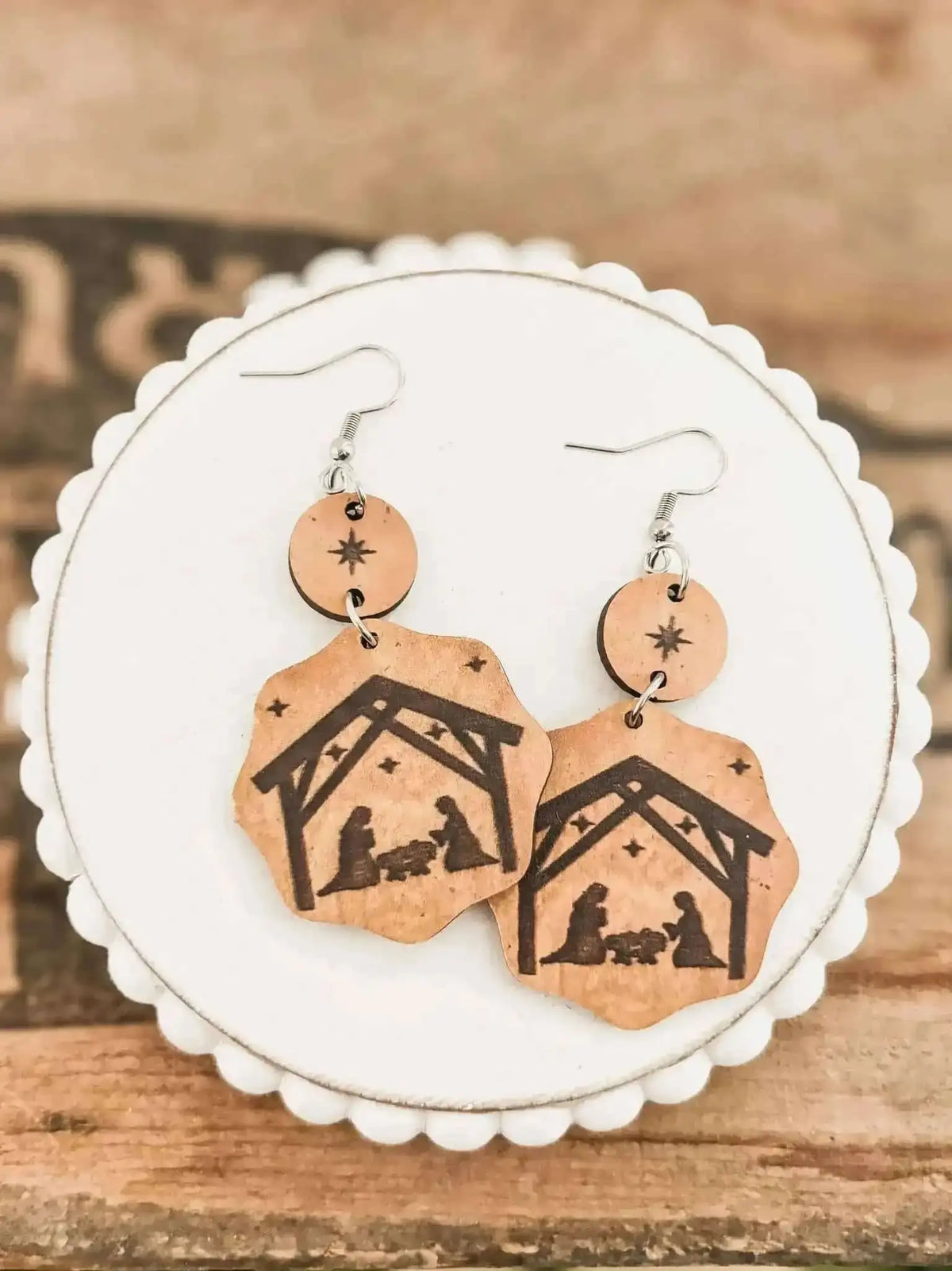 Beautiful Christmas Nativity Earrings Cartsfy Inc.