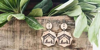 Beautiful Christmas Nativity Earrings Cartsfy Inc.