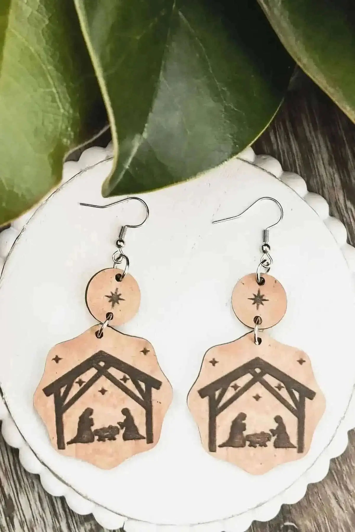 Beautiful Christmas Nativity Earrings Cartsfy Inc.