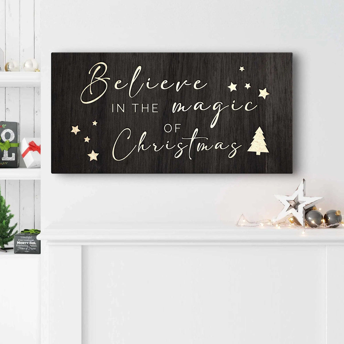 Believe In The Magic Of Christmas Sign II Cartsfy Inc.