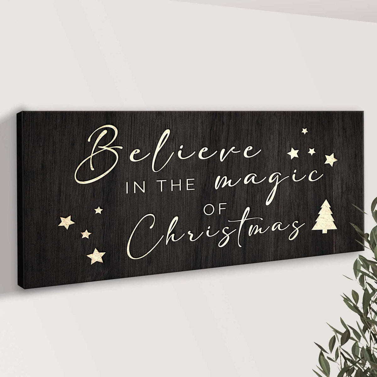Believe In The Magic Of Christmas Sign II Cartsfy Inc.