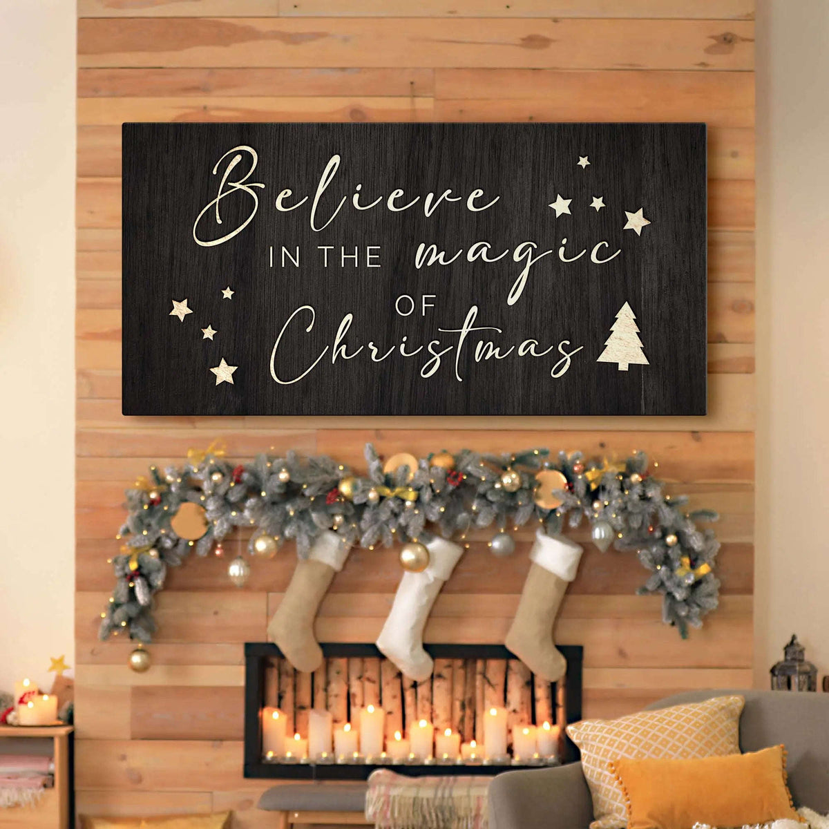 Believe In The Magic Of Christmas Sign II Cartsfy Inc.