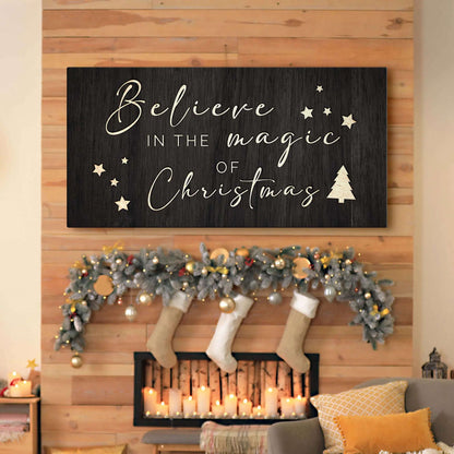 Believe In The Magic Of Christmas Sign II Cartsfy Inc.