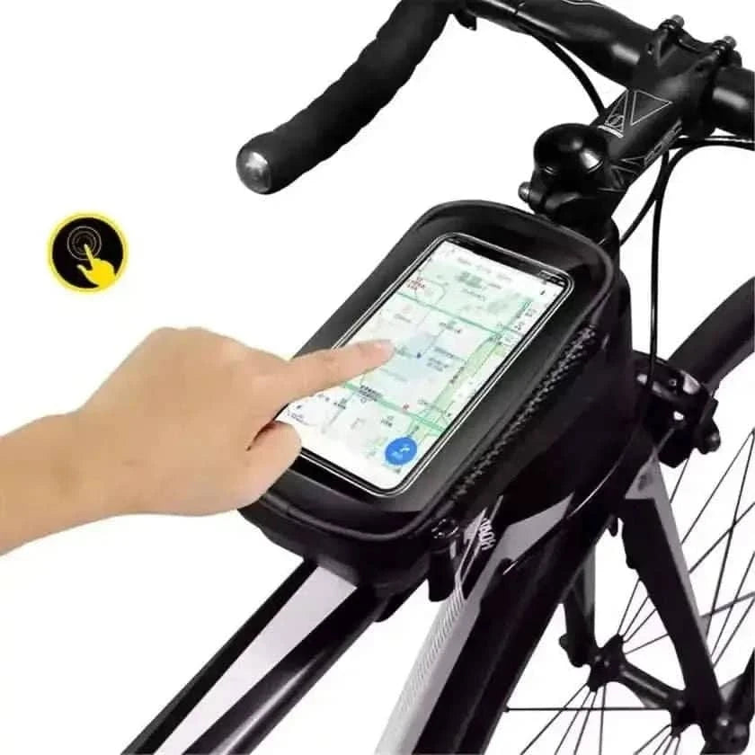 Bicycle Top Tube Frame Bag MTB Waterproof Phone Holder Case Cartsfy Inc.