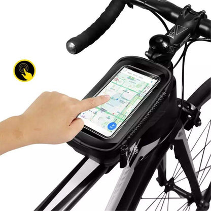 Bicycle Top Tube Frame Bag MTB Waterproof Phone Holder Case Cartsfy Inc.