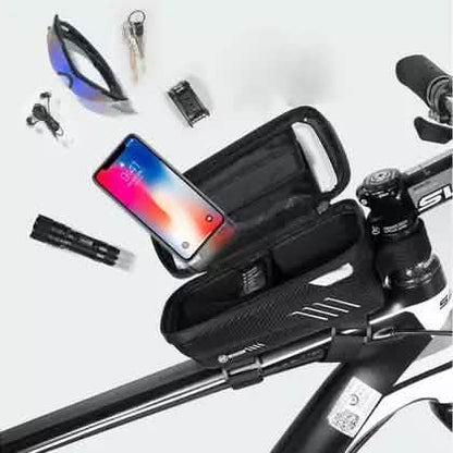 Bicycle Top Tube Frame Bag MTB Waterproof Phone Holder Case Cartsfy Inc.