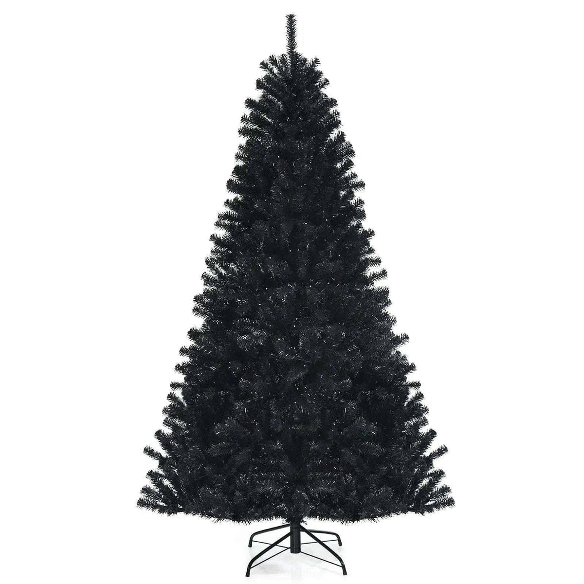 Black Artificial Christmas Halloween Tree with Purple LED Lights Cartsfy Inc.