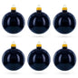 Black Glossy Glass Ball Christmas Ornament 3.25 Inches (036) Cartsfy Inc.