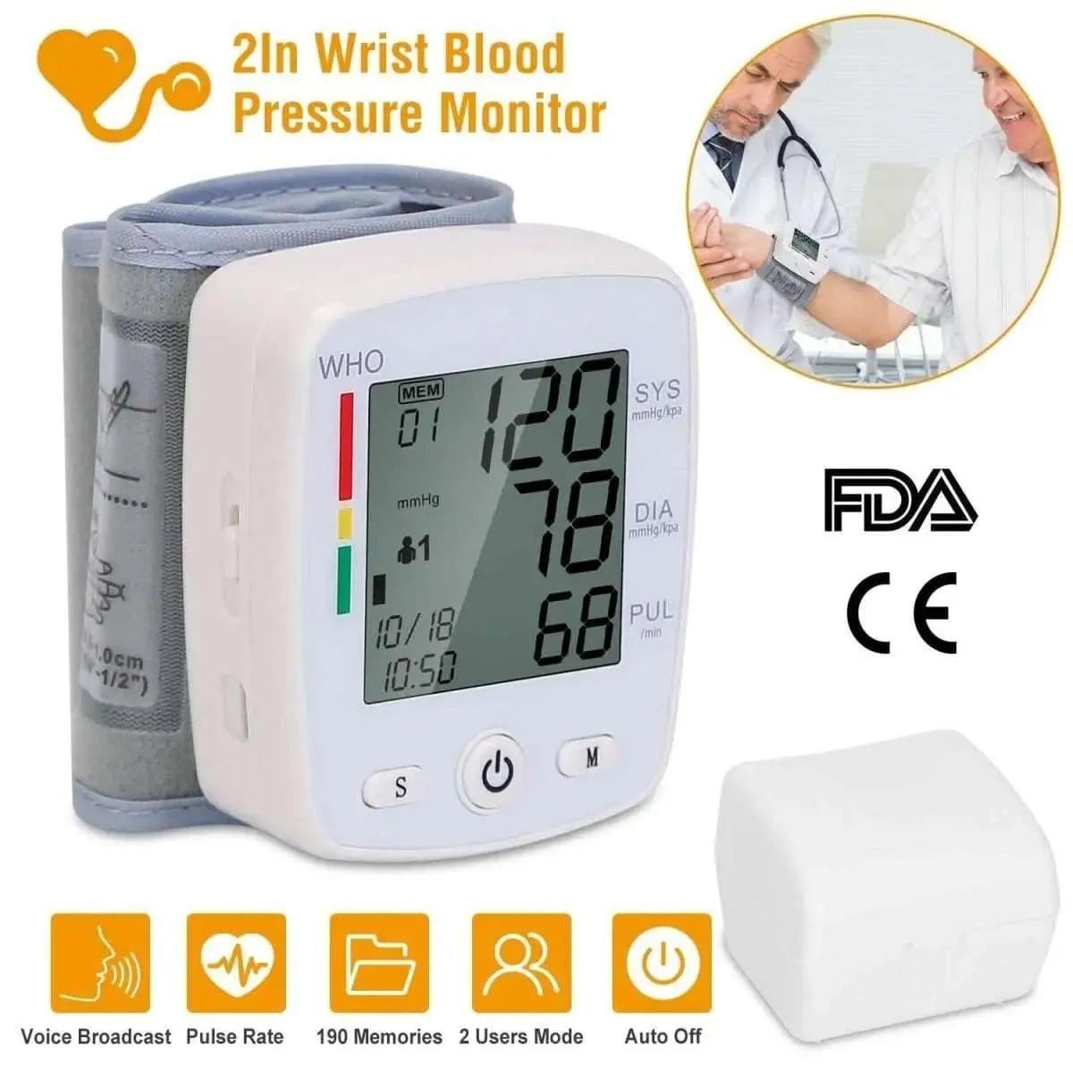 Blood Pressure Monitor DailySale Default Title Default Title-