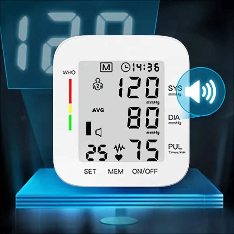 Blood Pressure Monitor Digital Wrist Blood Pressure Machine Automatic Cuff BP Detector Cartsfy Inc.