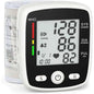 Blood Pressure Monitor Digital Wrist BP Machine Automatic BP Cuff with 2 Users 180 Memory Voice Large LCD Display DailySale Black White Black-White-