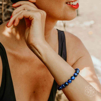 Blue Tiger’s Eye Bracelet Cartsfy Inc.