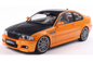 Solido 2000 BMW E46 Coupe Orange w/ Black Hood 1:18