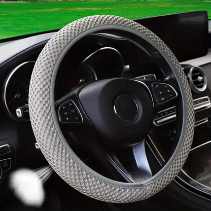 Breathable Comfortable Non-slip Mesh Steering Wheel Cover DailySale Black Gray Blue Black-Gray-Blue-Red-