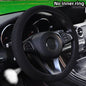 Breathable mesh steering wheel cover in black with textured grip and snug fit