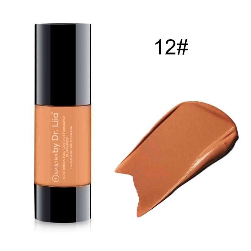 Breathable Full-Coverage Foundation – Dewy Finish, Hydrating, Vegan, Gluten-Free (SPF 15) Cartsfy Inc.