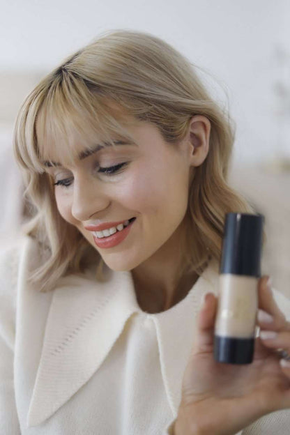 Breathable Full-Coverage Foundation – Dewy Finish, Hydrating, Vegan, Gluten-Free (SPF 15) Cartsfy Inc.