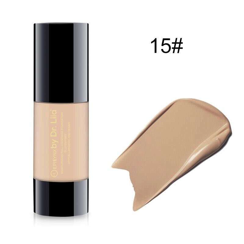 Breathable Full-Coverage Foundation – Dewy Finish, Hydrating, Vegan, Gluten-Free (SPF 15) Cartsfy Inc.