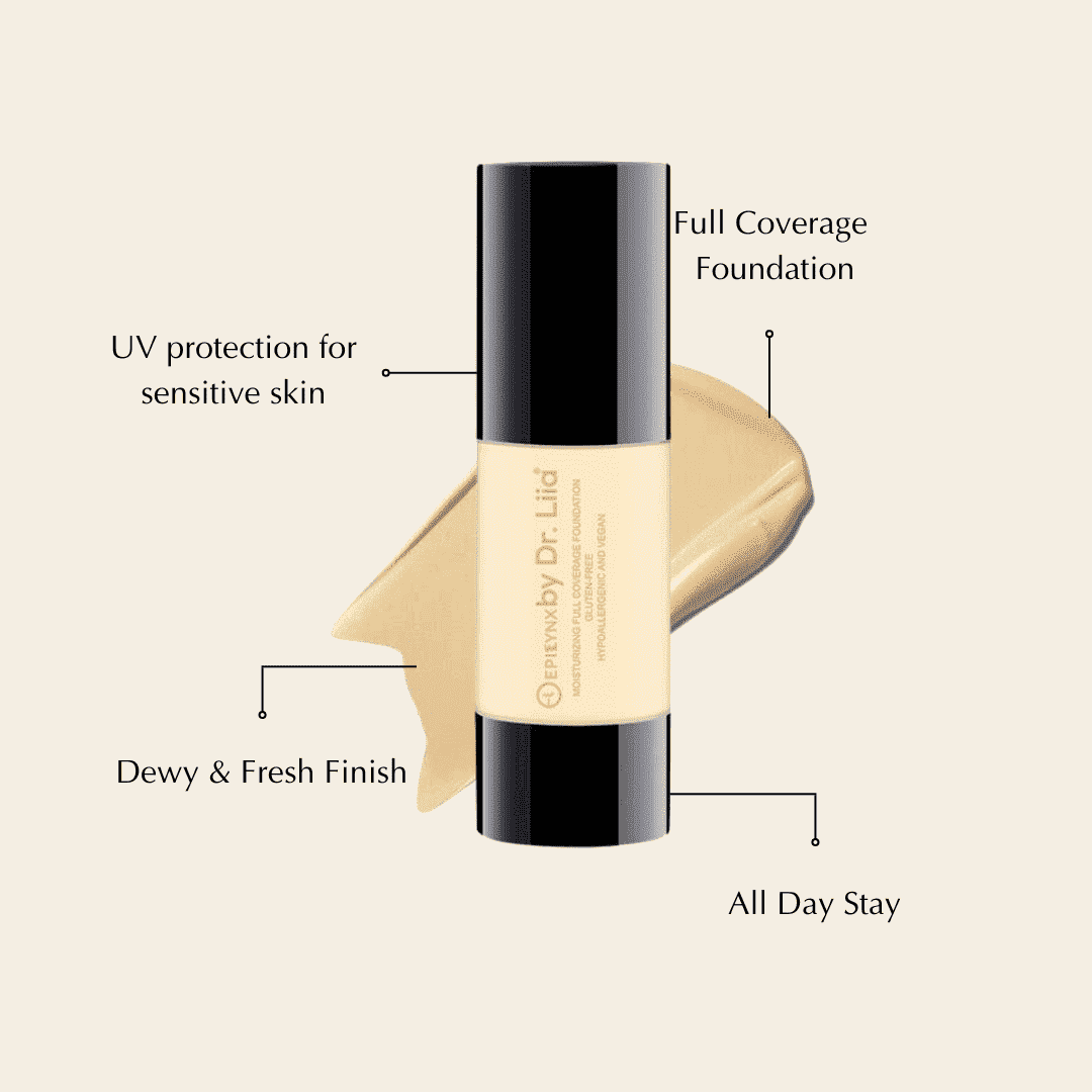 Breathable Full-Coverage Foundation – Dewy Finish, Hydrating, Vegan, Gluten-Free (SPF 15) Cartsfy Inc.