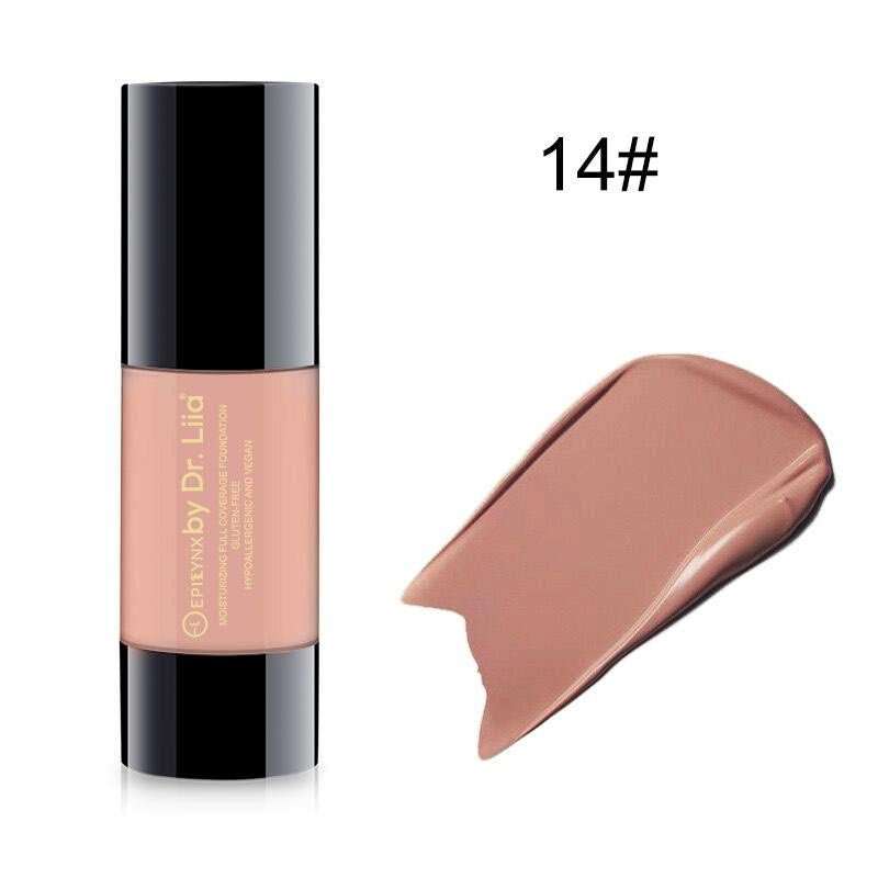 Breathable Full-Coverage Foundation – Dewy Finish, Hydrating, Vegan, Gluten-Free (SPF 15) Cartsfy Inc.