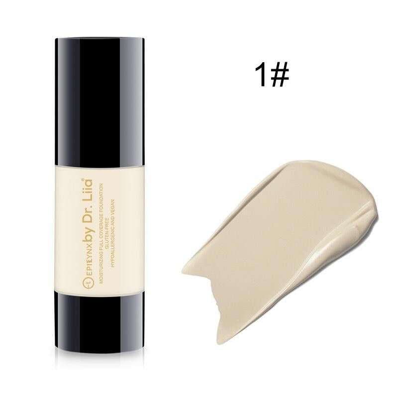 Breathable Full-Coverage Foundation – Dewy Finish, Hydrating, Vegan, Gluten-Free (SPF 15) Cartsfy Inc.