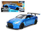 Brian's 2009 Nissan GTR R35 Blue Ben Sopra "Fast & Furious" Movie 1/24 Diecast Model Car by Jada Cartsfy Inc.
