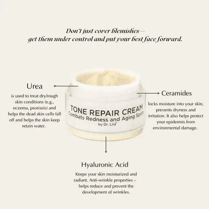 Brightening Tone Repair Cream for Dark Spots & Uneven Skin – Vegan & Gluten-Free Cartsfy Inc.