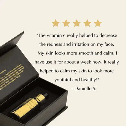 Brightening Vitamin C Glow Serum for Sensitive & Dry Skin – Vegan, Gluten-Free, Anti-Aging, Fragrance-Free Cartsfy Inc.