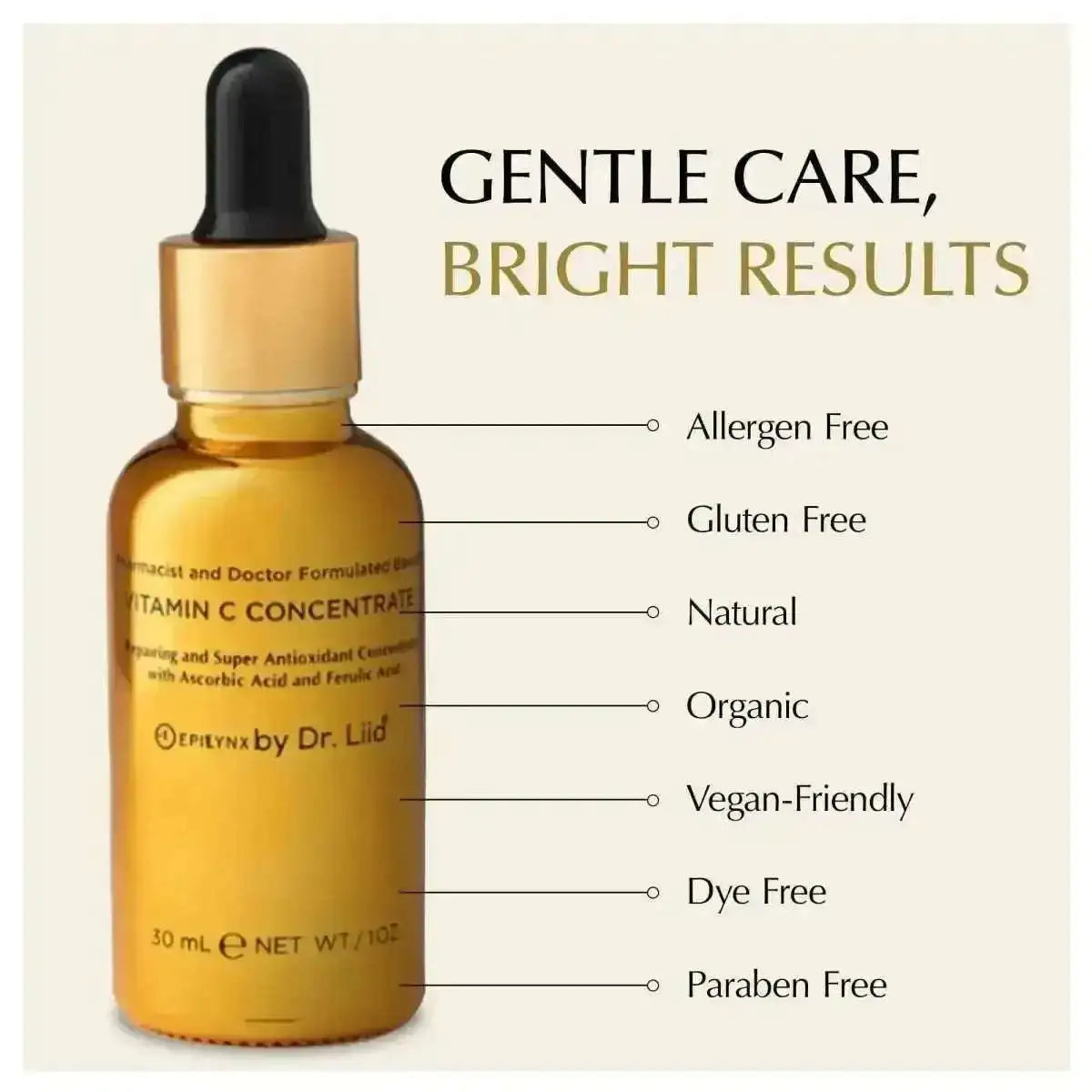Brightening Vitamin C Glow Serum for Sensitive & Dry Skin – Vegan, Gluten-Free, Anti-Aging, Fragrance-Free Cartsfy Inc.