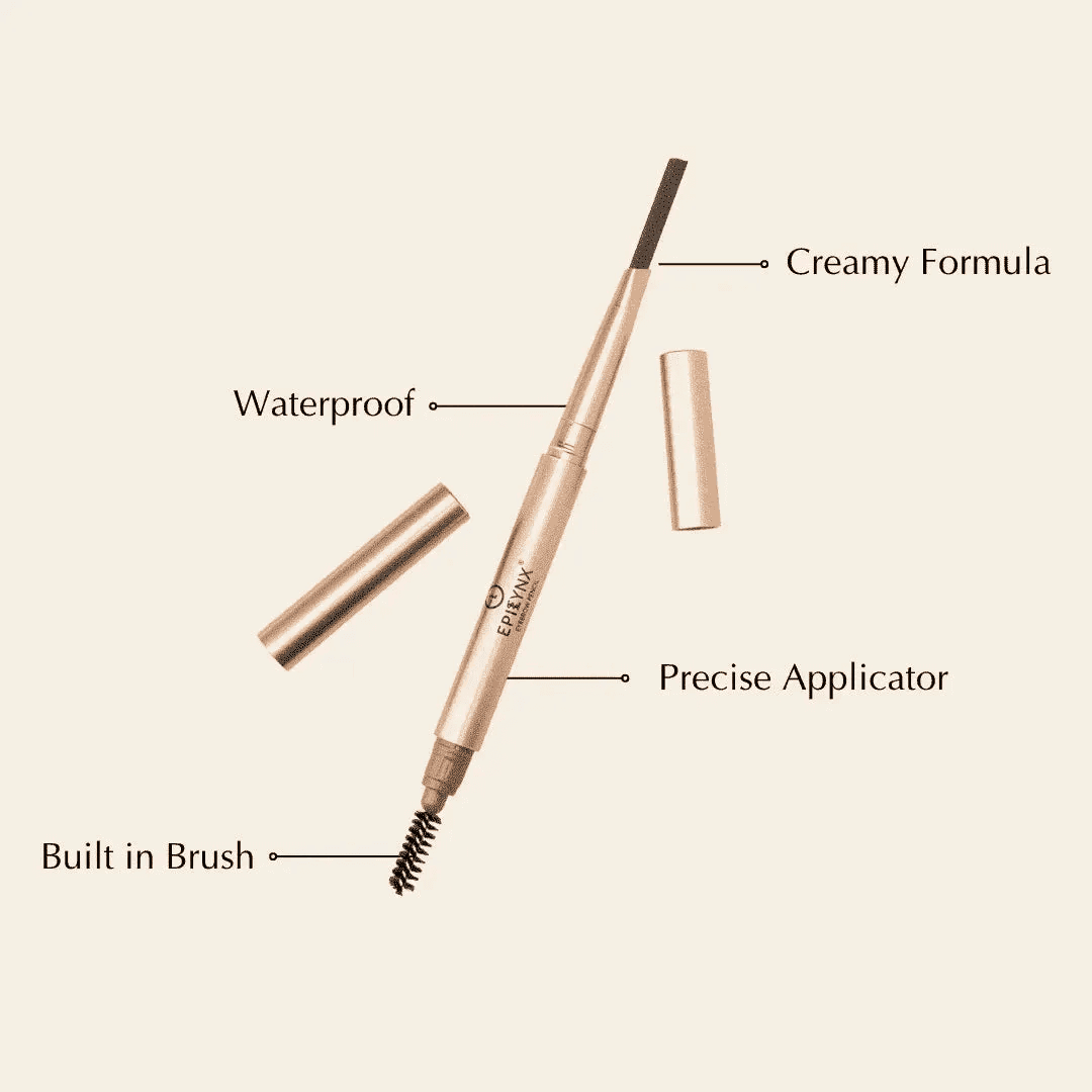 Brow-Defining Eyebrow Pencil – Precision, Blendable & Allergen-Friendly EpiLynx dark brown dark coffee dark grey dark brown-dark coffee-dark grey-black-