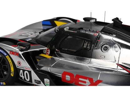 Cadillac V-Series.R #40 Louis Deletraz - Kamui Kobayashi - Jordan Taylor "Cadillac Wayne Taylor Racing" IMSA "24 Hours of Daytona" (2025) 1/18 Model Car by Top Speed Miniature Motors Default Title Default Title-
