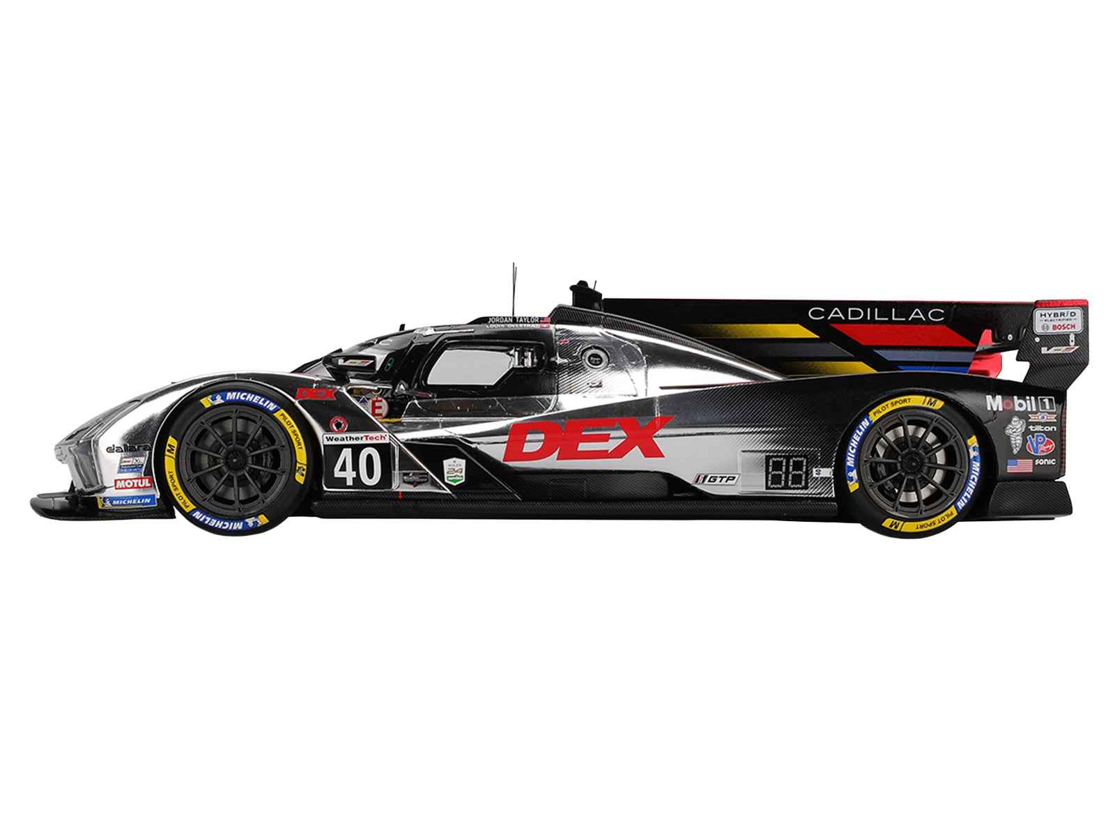 Cadillac V-Series.R #40 Louis Deletraz - Kamui Kobayashi - Jordan Taylor "Cadillac Wayne Taylor Racing" IMSA "24 Hours of Daytona" (2025) 1/18 Model Car by Top Speed Cartsfy Inc.