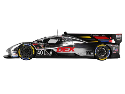 Cadillac V-Series.R #40 Louis Deletraz - Kamui Kobayashi - Jordan Taylor "Cadillac Wayne Taylor Racing" IMSA "24 Hours of Daytona" (2025) 1/18 Model Car by Top Speed Cartsfy Inc.