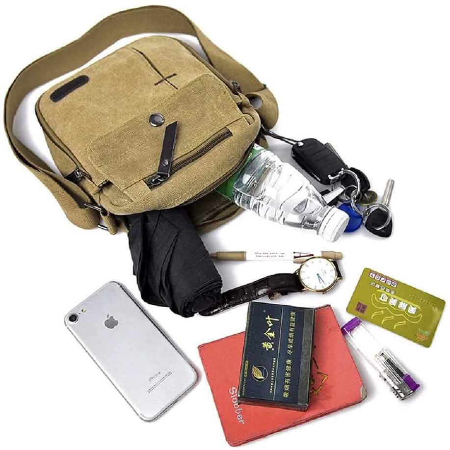 Canvas Travel Wallet Casual Messenger Bag Cartsfy Inc.
