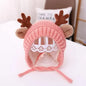 Cartoon Elk Baby Hat Winter Christmas Knitted