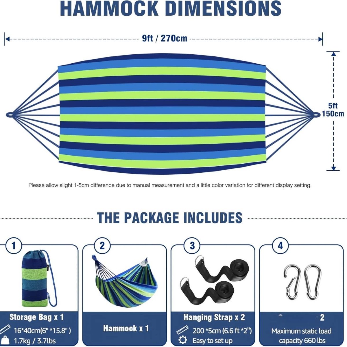 Cartsfy Refund Policy Portable Hammock – Anti - Roll, Lightweight, Easy Setup - Cartsfy Inc.