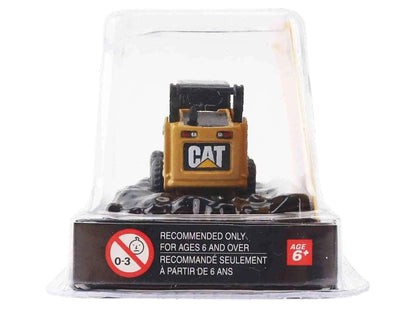 CAT Caterpillar 272C Skid Steer Loader with Pallet Fork Yellow "Micro-Constructor" Series Diecast Model by Diecast Masters Miniature Motors Default Title Default Title-