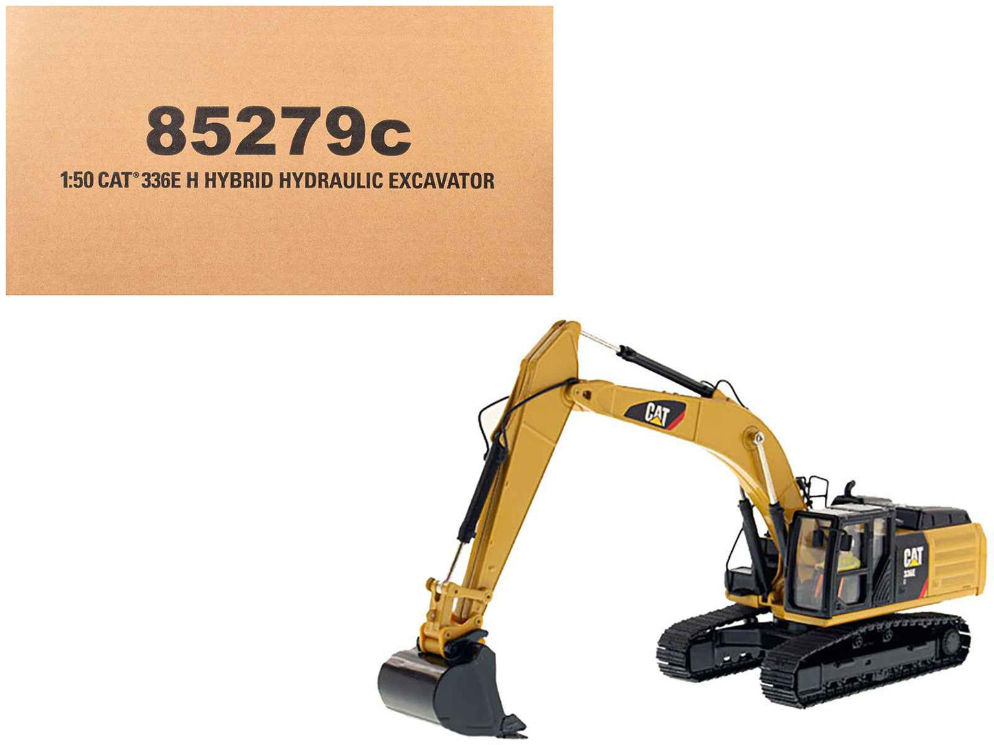 CAT Caterpillar 336E H Hybrid Hydraulic Excavator with Operator "Core Classics" Series 1/50 Diecast Model by Diecast Masters Cartsfy Inc.