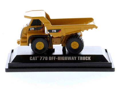 CAT Caterpillar 770 Off-Highway Truck Yellow "Micro-Constructor" Series Diecast Model by Diecast Masters Miniature Motors Default Title Default Title-