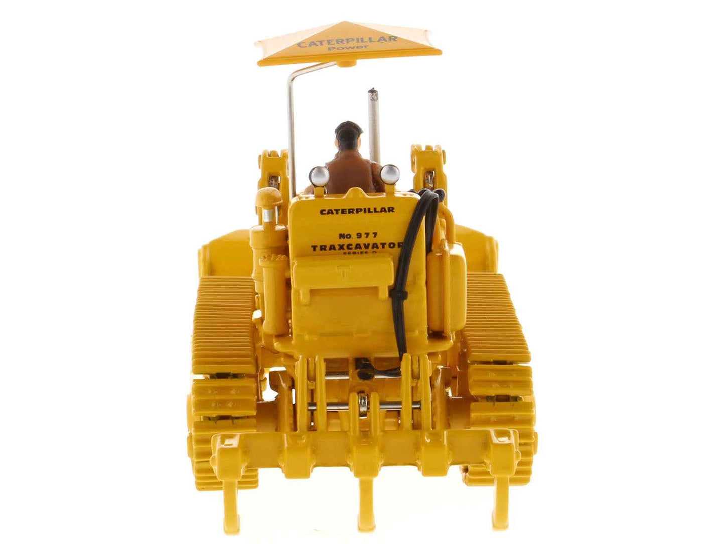 CAT Caterpillar 977D Traxcavator Yellow with Operator "Vintage Series" 1/50 Diecast Model by Diecast Masters Miniature Motors Default Title Default Title-